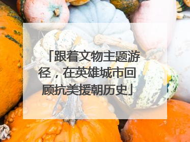 跟着文物主题游径，在英雄城市回顾抗美援朝历史