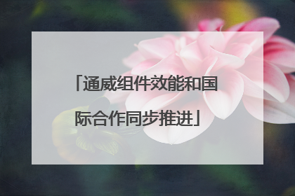 通威组件效能和国际合作同步推进