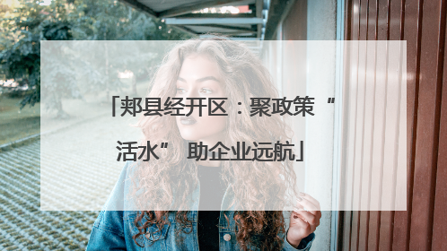 郏县经开区：聚政策“活水” 助企业远航