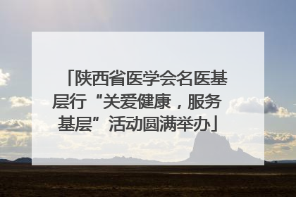 陕西省医学会名医基层行“关爱健康，服务基层”活动圆满举办