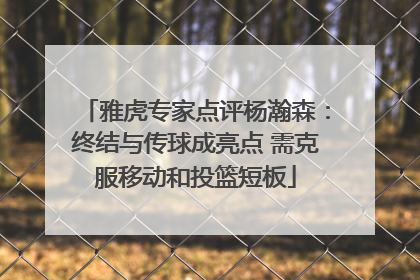 雅虎专家点评杨瀚森：终结与传球成亮点 需克服移动和投篮短板