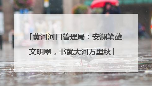 黄河河口管理局：安澜笔蘸文明墨，书就大河万里秋