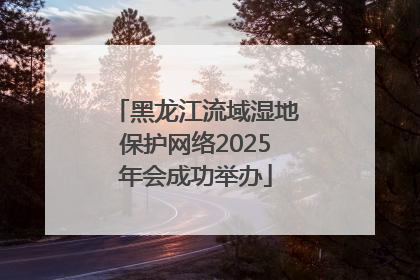 黑龙江流域湿地保护网络2025年会成功举办