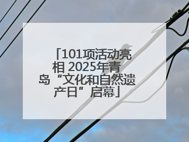 101项活动亮相 2025年青岛“文化和自然遗产日”启幕