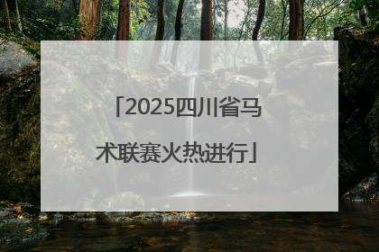 2025四川省马术联赛火热进行