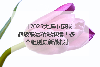 2025大连市足球超级联赛精彩继续！多个组别最新战报