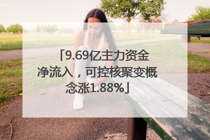 9.69亿主力资金净流入，可控核聚变概念涨1.88%