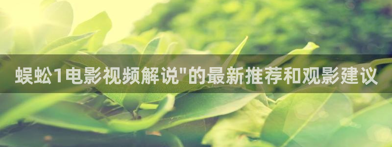 西瓜影院在线观看全集电视剧免费：蜈蚣1电影视频解说\